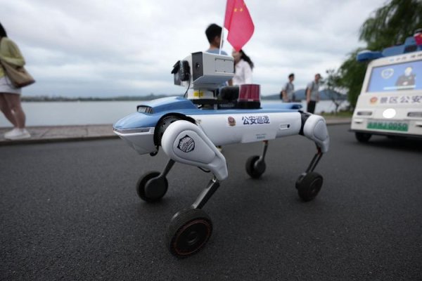 009配资 国庆长假首日，西湖景区“AI警队”首次集结，游客：好赛博